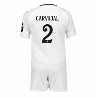 Real Madrid Daniel Carvajal #2 Hemmadräkt Barn 2024-25 Kortärmad (+ Korta byxor)